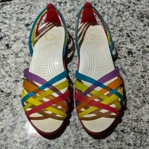 Crocs Isabella Huarache Strappy Sandals